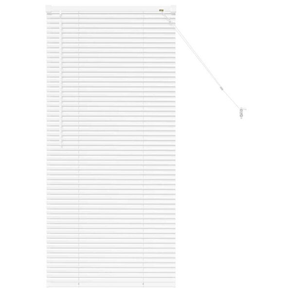 vidaXL Venetian Blinds Height Adjustable White 130 x 55 cm Aluminium
