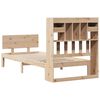 vidaXL Bookcase Bed without Mattress 90x190cm Solid Wood Pine