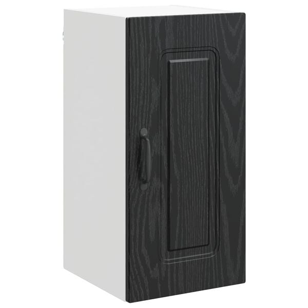 vidaXL Kitchen Cabinet with Storage Kalmar Black Oak 30 x 31 x 60 cm