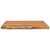 vidaXL Wall Shelf 40x40x3.8 cm Square Solid Wood Acacia Live Edge