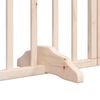 vidaXL Dog Gate with Door Foldable 15 Panels 750 cm Poplar Wood
