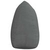 vidaXL Back Pillow Dark Grey 140 x 24 x 50 cm Fabric