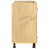 vidaXL Cabinet with Storage Honey 80 x 46 x 81.5 cm Solid Pine Wood