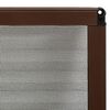 vidaXL Plisse Insect Screen for Windows Aluminium Brown 80x160 cm