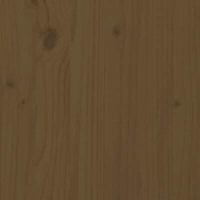 vidaXL Bed Headboard Honey Brown 79x6x82.5 cm Solid Wood Pine