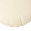 vidaXL Seat Cushions 2 pcs Cream Ø 40 cm Corduroy Fabric