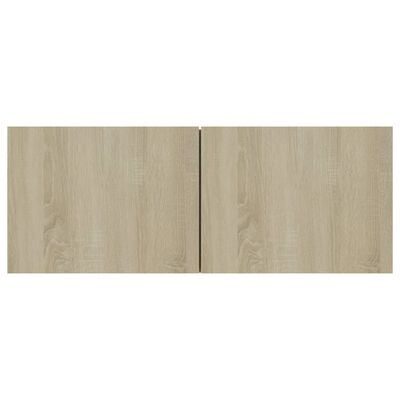 vidaXL 7 Piece TV Cabinet Set Sonoma Oak Engineered Wood