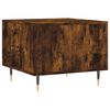 vidaXL Coffee Table Smoked Oak 50x50x40 cm Engineered Wood