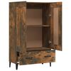 vidaXL Highboard Smoked Oak 70x31x115 cm Engineered Wood
