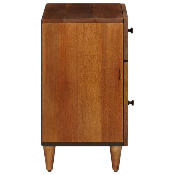 vidaXL Bedside Cabinet Brown 50 x 33 x 60 cm Solid Mango Wood