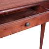 vidaXL Console Table Classical Brown 110x30x75 cm Solid Mahogany Wood