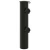 vidaXL Parasol Base Tube 0.6 kg Black Iron for 40-50 mm Pole