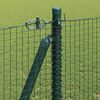 vidaXL Fence Post Green 10 x 1.2 m (19 x 19 mm mesh) Steel and PVC