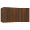 vidaXL 6 Piece TV Cabinet Set Brown Oak Engineered Wood