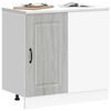 vidaXL Kitchen Base Cabinet Kalmar Grey Sonoma Engineered Wood