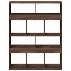 vidaXL Bookcase Brown Oak 100x33x125.5 cm Engineered Wood