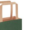 vidaXL Paper Bags 50 pcs with Handles Green 45x17x48 cm