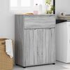 vidaXL Bathroom Cabinet with Drawer Grey Sonoma 72.5 x 36.5 x 100 cm