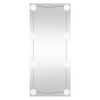 vidaXL Wall Mirror with LED Lights 40x80 cm Glass Rectangle