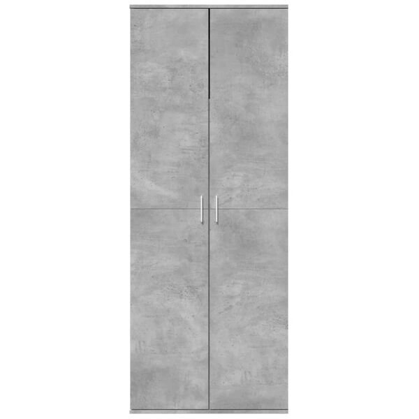 vidaXL Highboard Concrete Grey 70x35x180 cm Engineered Wood