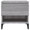vidaXL Side Table Grey Sonoma 50x46x50 cm Engineered Wood