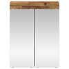 vidaXL Bathroom Mirror Cabinet TULUM Old Wood 60 x 16.5 x 78 cm