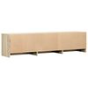 vidaXL TV Cabinet with LED Sonoma 165 x 34 x 40 cm Engineered Wood