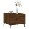 vidaXL Coffee Table Brown Oak 50x50x40 cm Engineered Wood