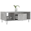 vidaXL Coffee Table Concrete Grey 90x50x36.5 cm Engineered Wood