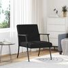 vidaXL Armchair Black 59 x 75 x 78 cm Fabric