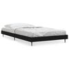 vidaXL Bed Frame without Mattress Black 100x200 cm Engineered Wood