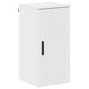 vidaXL Bathroom Cabinet Wall-mounted with Door White 30 x 31.5 x 61 cm