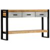 vidaXL Console Table 130x30x76 cm Solid Mango Wood