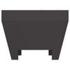 vidaXL Fire Pit Black 50 x 50 x 38 cm Steel