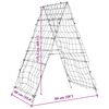 vidaXL Garden Trellis for Climbing Plants A-Frame 99x90x175.5 cm Steel