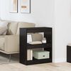 vidaXL Book Cabinet Black Oak 60 x 30 x 72 cm Engineered Wood