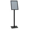 vidaXL Pedestal Poster Stand A3 Cast Iron Black