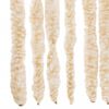 vidaXL Fly Curtain Beige and White 56x185 cm Chenille