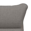 vidaXL Armchair Taupe 69 x 74 x 93 cm Sherpa Fabric
