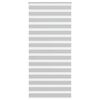 vidaXL Zebra Blind Light Grey 110x200 cm Fabric Width 105.9 cm Polyester