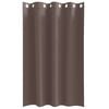 vidaXL Blackout Curtains with Rings 2 pcs Dark Brown 175 x 140 cm