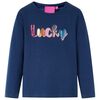 Kids' T-shirt with Long Sleeves Navy Blue 104