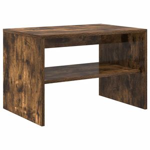 vidaXL TV Cabinet Smoked Oak 60x40x40 cm Engineered Wood
