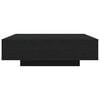 vidaXL Coffee Table Black Oak 100 x 100 x 31 cm Engineered Wood