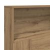 vidaXL Headboard Cabinet Artisian Oak 200x19x103.5 cm Engineered Wood