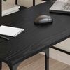 vidaXL Desk Black Oak 139 x 139 x 75 cm Engineered Wood
