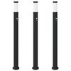 vidaXL Bollard Lights with Sensor 3pcs 110 cm Stainless Steel IP44