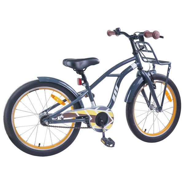 vidaXL Kids Bike 18'' for 5-7 Years Old Dark Grey