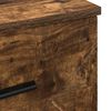 vidaXL Bedside Cabinet Smoked oak 38 x 38 x 66 cm Engineered wood