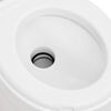 vidaXL Integrated Camping Toilet White 24+17 L HDPE&Enamel